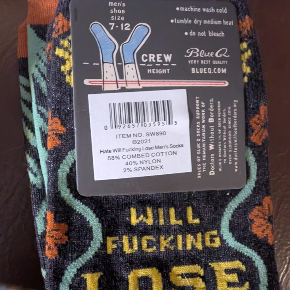Lot Of 3 Pair Blue Q Socks - Picture 7 of 7